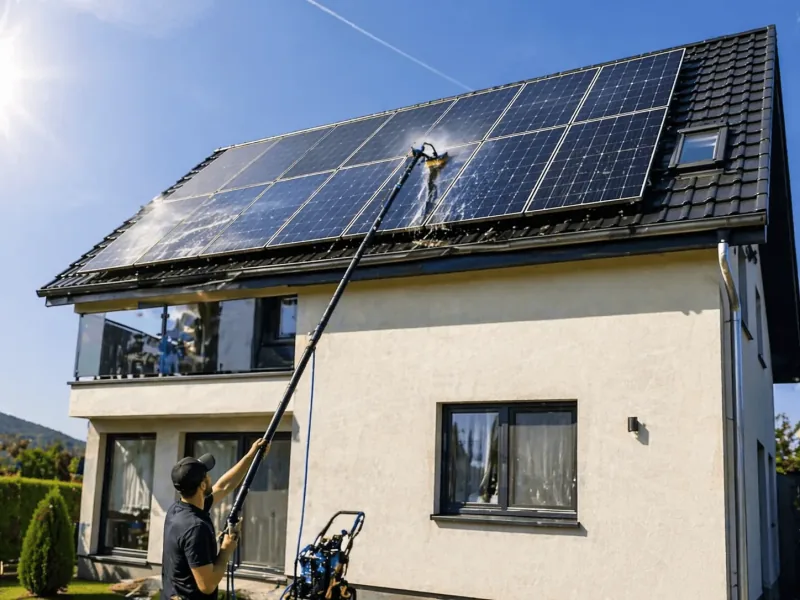 Curățare panouri fotovoltaice casă Oradea Bihor